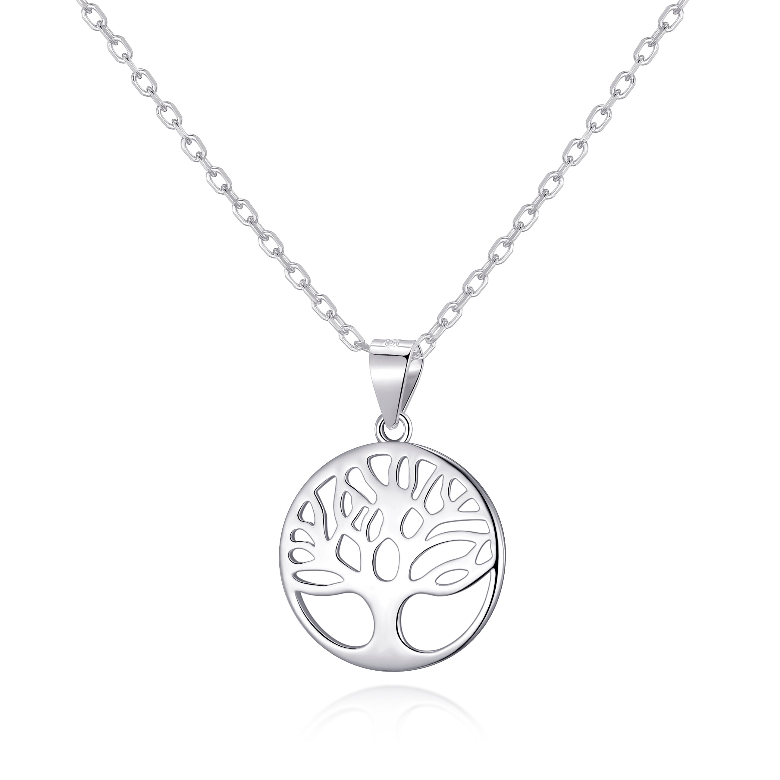 Sterling Silver Tree of Life Necklace by Philip Jones Jewellery