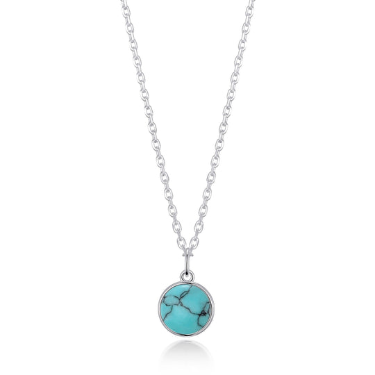 Synthetic Turquoise Necklace - Philip Jones Jewellery