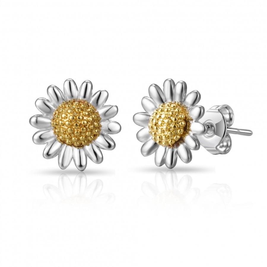 Thank You for Helping Me Grow Daisy Earrings - Philip Jones Jewellery